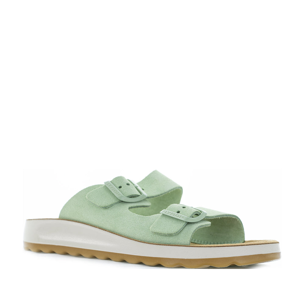 FLY FLOT 77G64 2C WATER GREEN - Women slippers - Collective Shoes 
