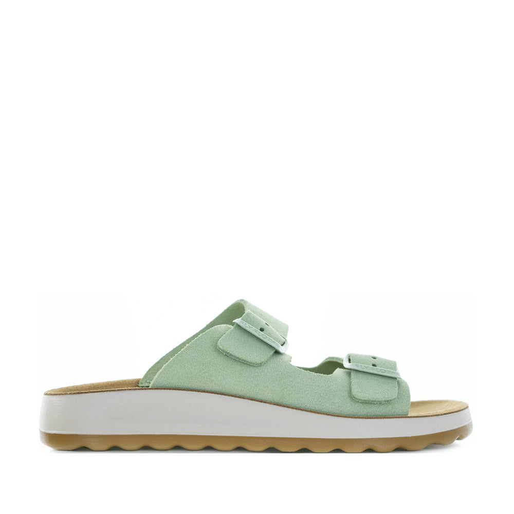 FLY FLOT 77G64 2C WATER GREEN - Women slippers - Collective Shoes 