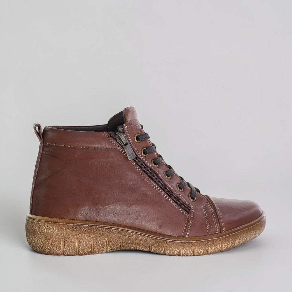 CABELLO 7232-420 CHOCOLATE - Women Boots - Collective Shoes 