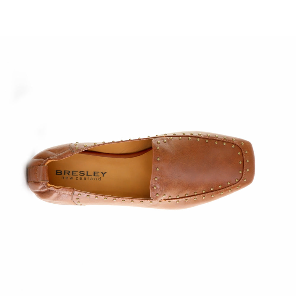 BRESLEY SAGGER COGNAC - Women Loafers - Collective Shoes 