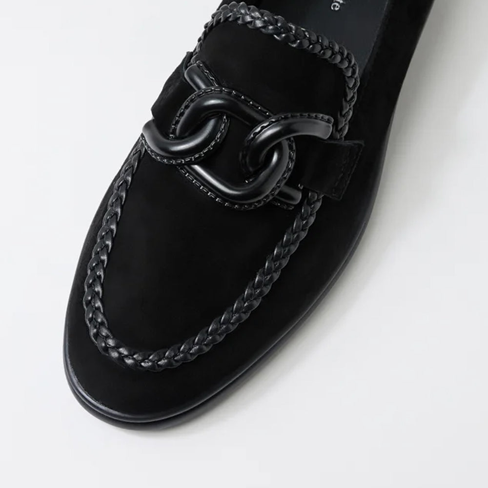 DJANGO & JULIETTE LINXEA BLACK SUEDE