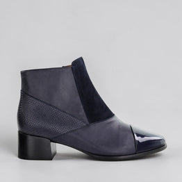 BRESLEY AWARD NAVY MIX - Women Boots - Collective Shoes 