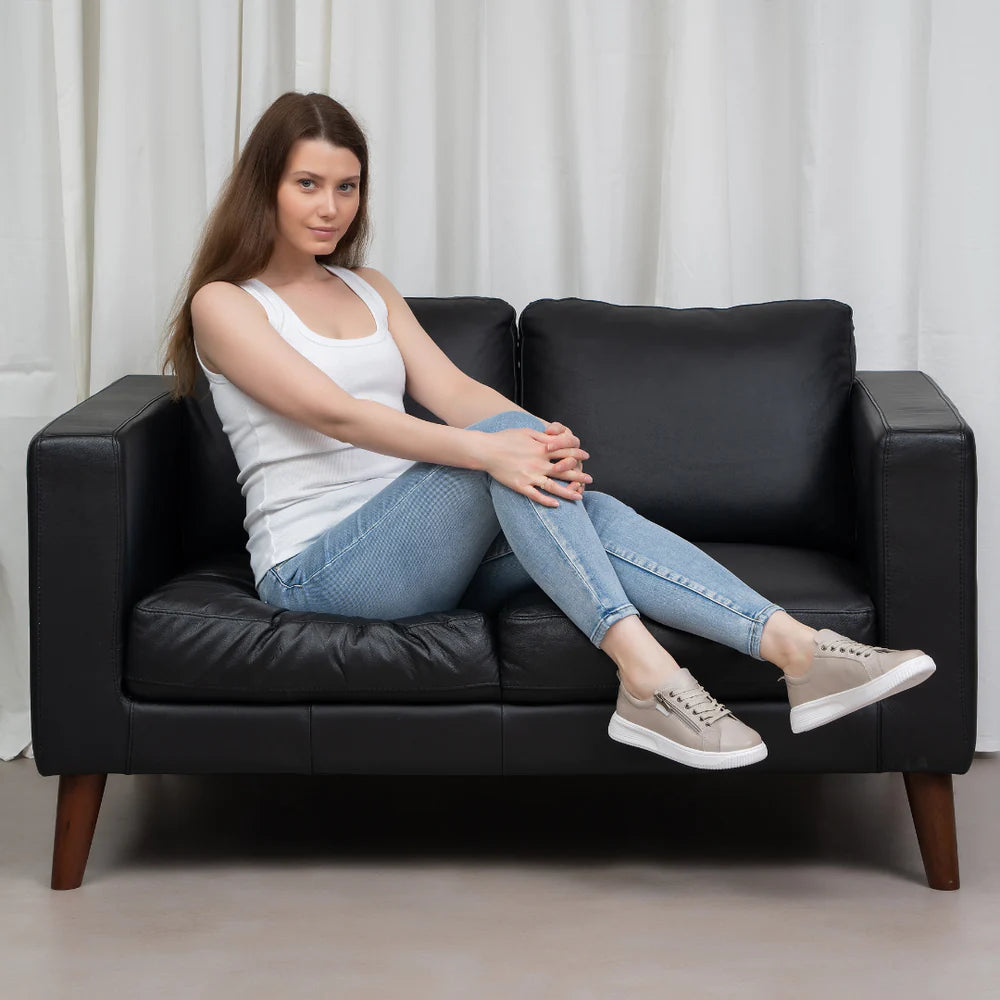 NAKED ARCHES NELLY SILVER GREY - Women sneakers - Collective Shoes 