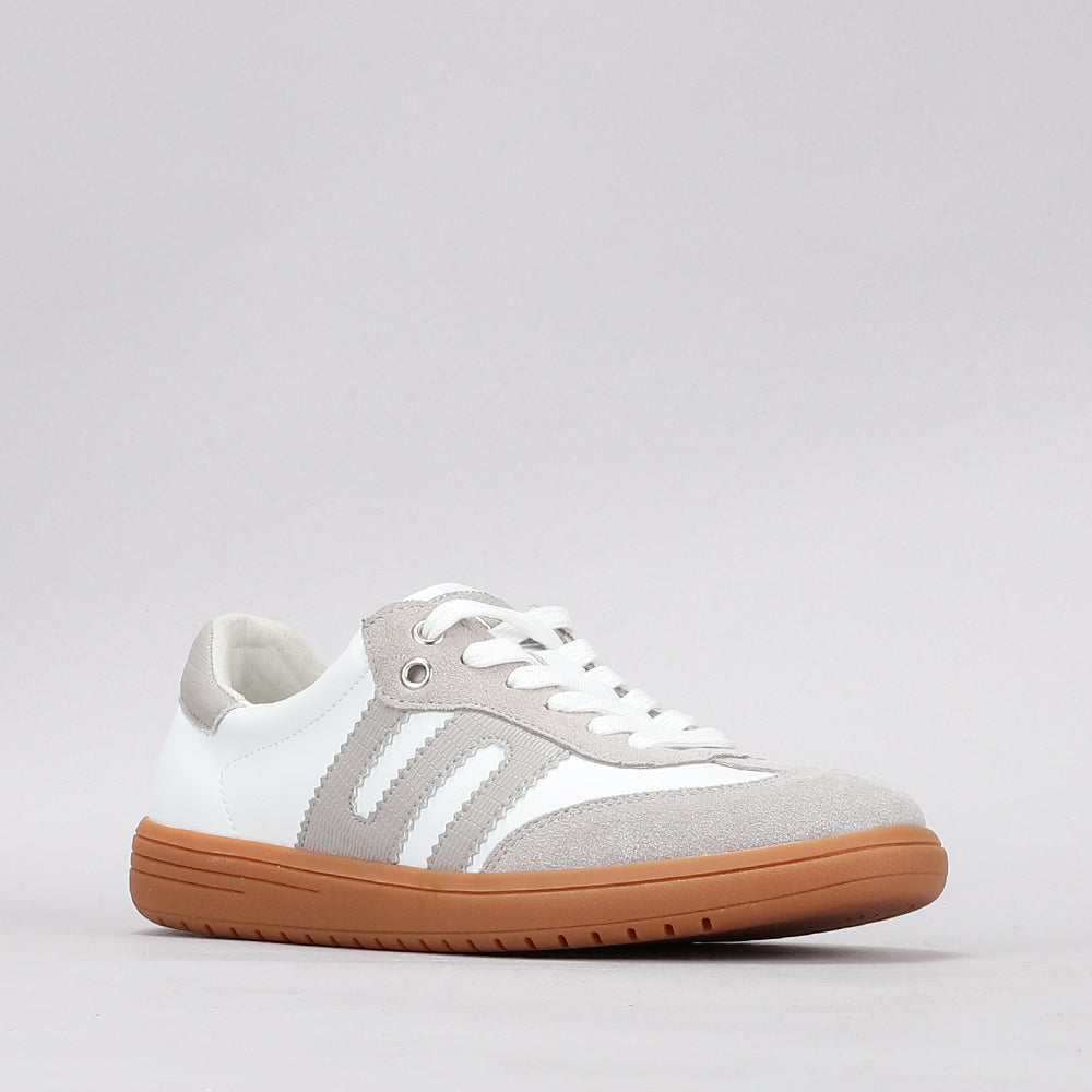 LE SANSA JUNO WHITE / LT GREY - Women Sneakers - Collective Shoes 