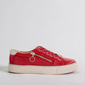 ZIERA PAMELA DK RED ALMOND - Women sneakers - Collective Shoes 