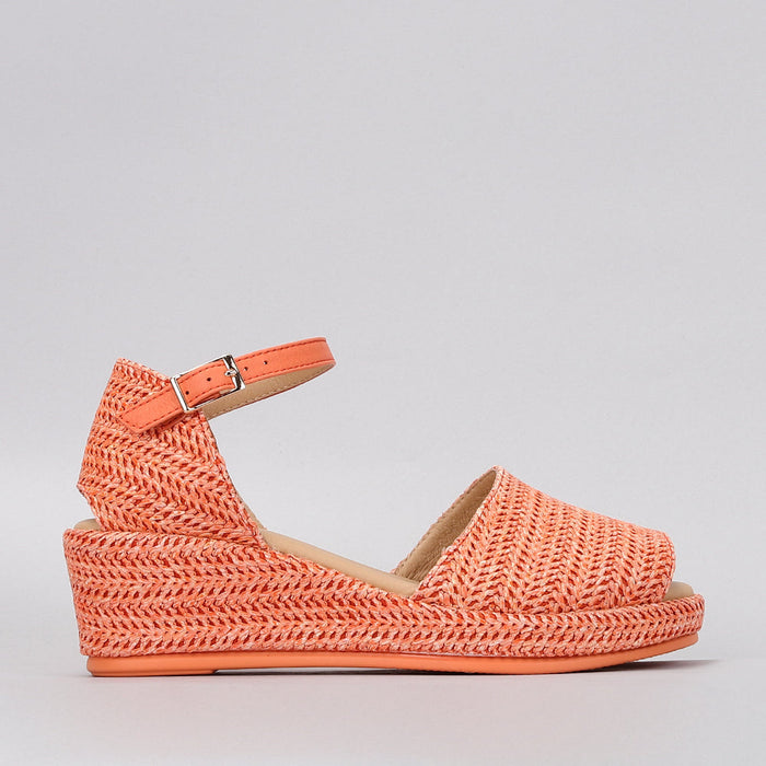 LE SANSA PANDORA ORANGE - Women Sandals - Collective Shoes 