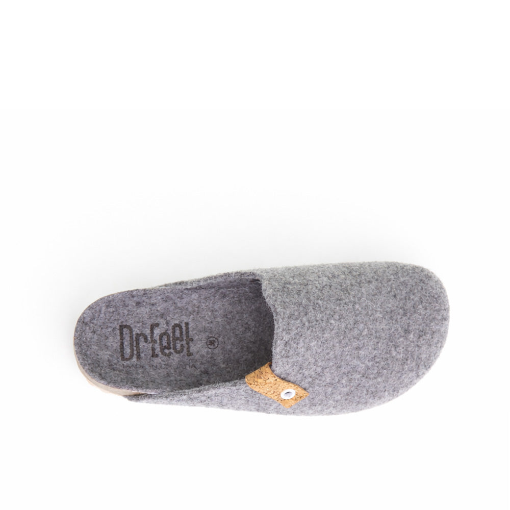 DR FEET HEF DK GREY - Women slippers - Collective Shoes 
