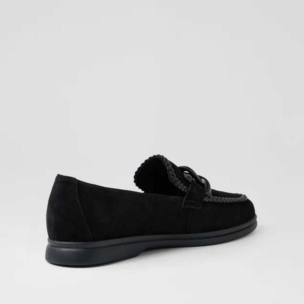 DJANGO & JULIETTE LINXEA BLACK SUEDE