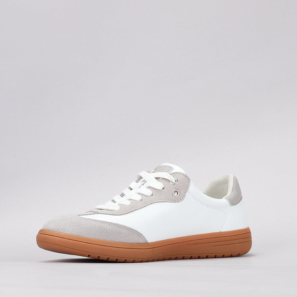 LE SANSA JUNO WHITE / LT GREY - Women Sneakers - Collective Shoes 