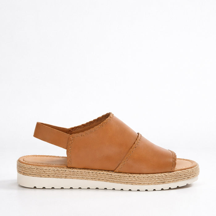 DJANGO & JULIETTE STAINS DK TAN - Women Sandals - Collective Shoes 