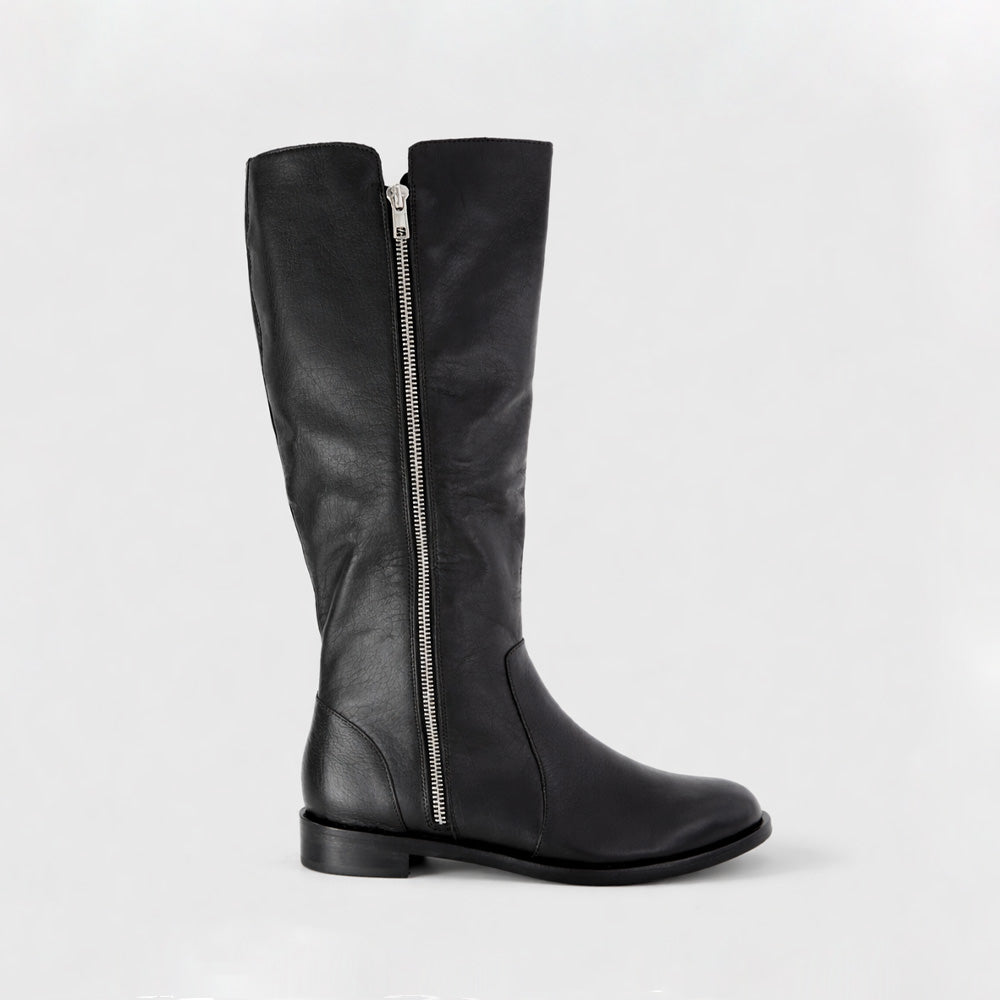 ZIERA MISSILE BLACK - Women High Boots - Collective Shoes 