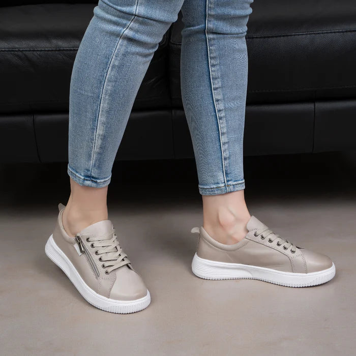 NAKED ARCHES NELLY SILVER GREY - Women sneakers - Collective Shoes 