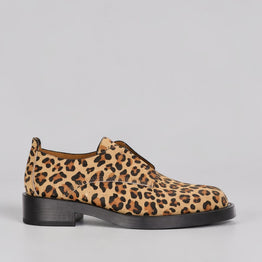 BRESLEY PANDORA TAN LEOPARD - Women Loafers - Collective Shoes 