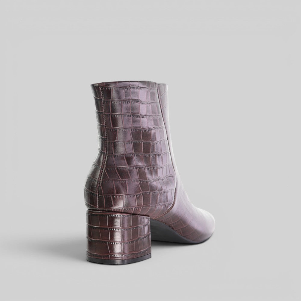 LE SANSA ROCKET CHOCOLATE CROC - Women BOOTS - Collective Shoes 
