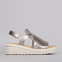 LE SANSA EMMELINE GOLD - Women Sandals - Collective Shoes 