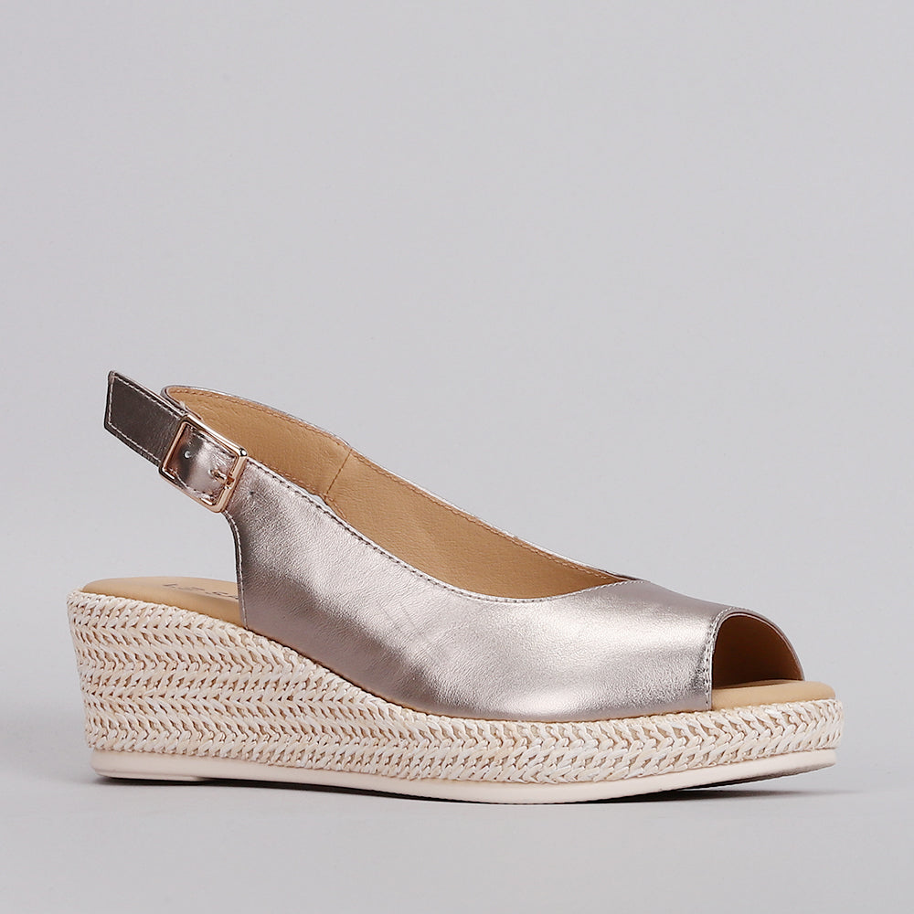 LE SANSA PETUNIA CHAMPAGNE - Women Sandals - Collective Shoes 