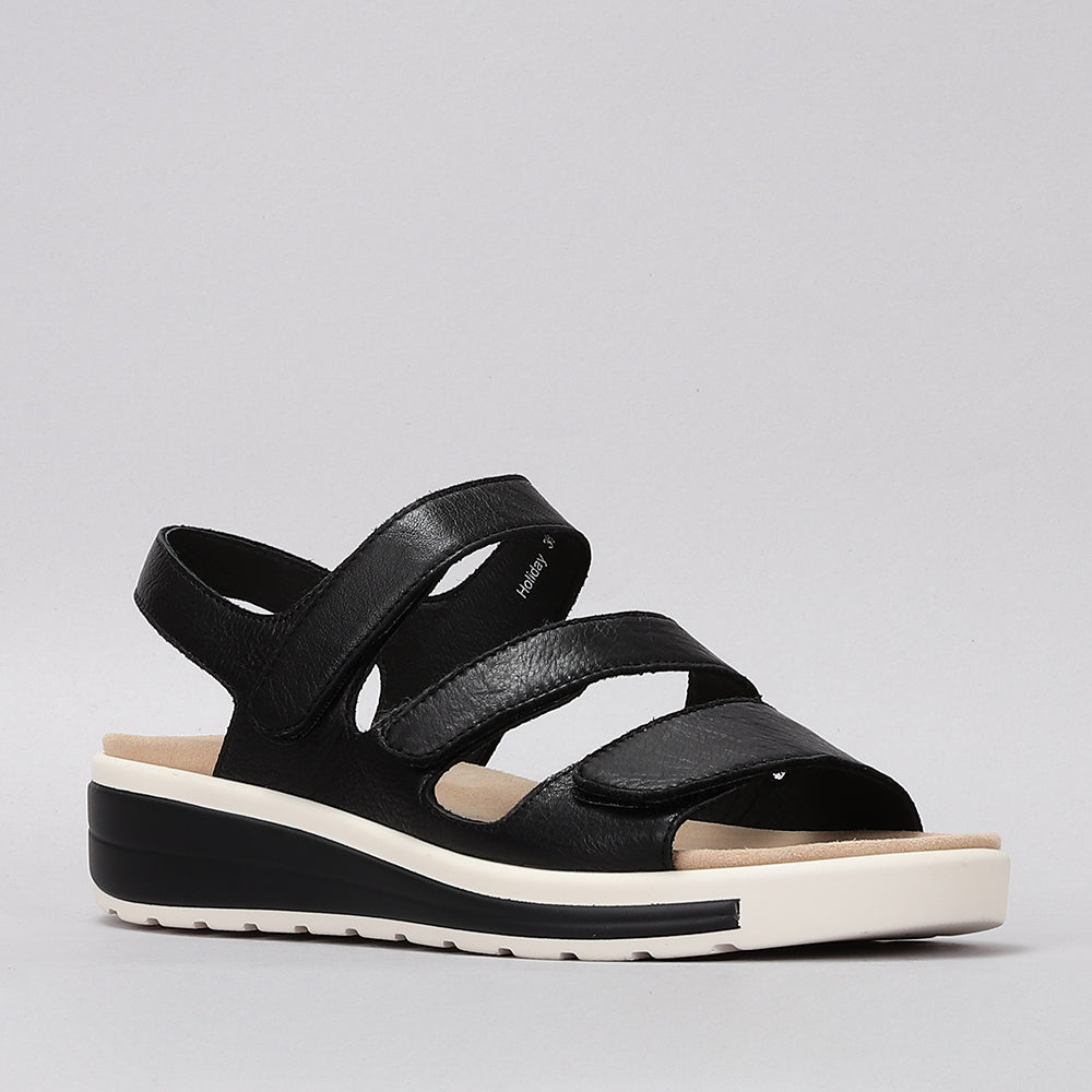 NAKED ARCHES HOLIDAY BLACK - Women Sandals - Collective Shoes 
