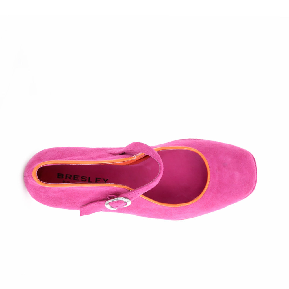 BRESLEY PODIUM HOT PINK MULTI - Women Heels - Collective Shoes 