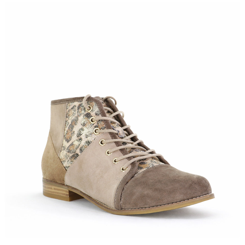 ZIERA TYRAH TAUPE - Women Boots - Collective Shoes 