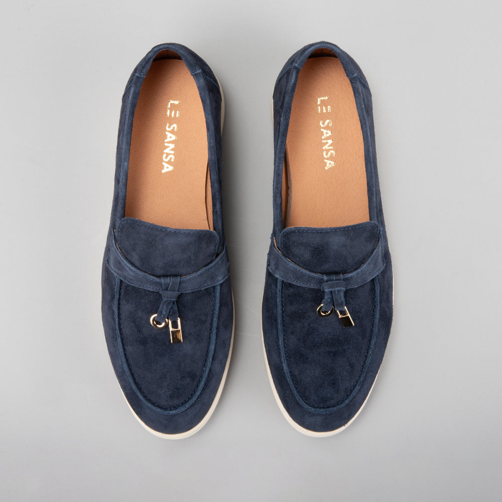 LE SANSA CAPRI NAVY SUEDE