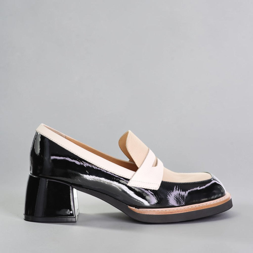DJANGO & JULIETTE AMALAS BLACK IVORY - Women Heels - Collective Shoes 