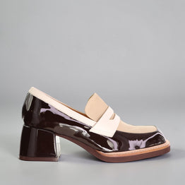 DJANGO & JULIETTE AMALAS CHOCO - IVORY - Women Heels - Collective Shoes 