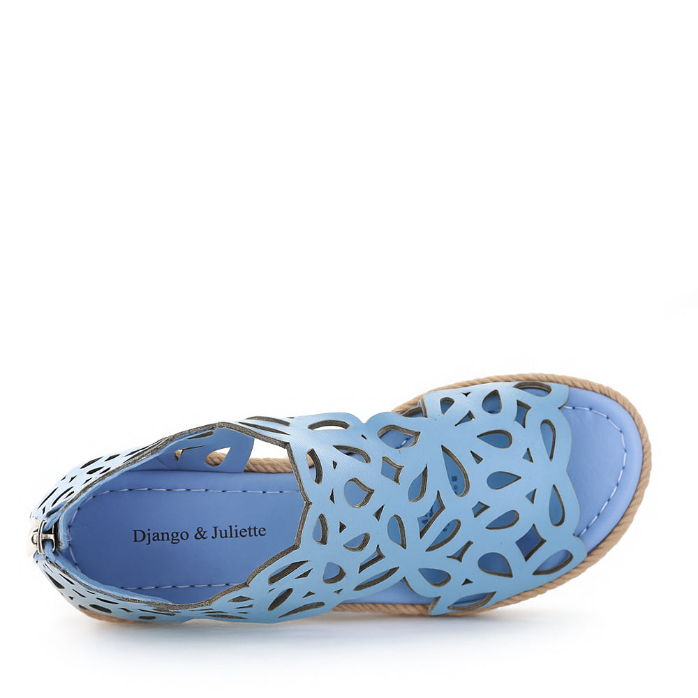 DJANGO & JULIETTE ADELY NEW BLUE - Women Sandals - Collective Shoes 