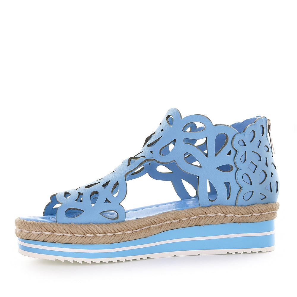 DJANGO & JULIETTE ADELY NEW BLUE - Women Sandals - Collective Shoes 