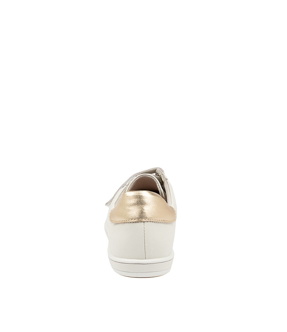 ALFIE & EVIE GEOFFREY WHITE GOLD - Women Sneakers - Collective Shoes 