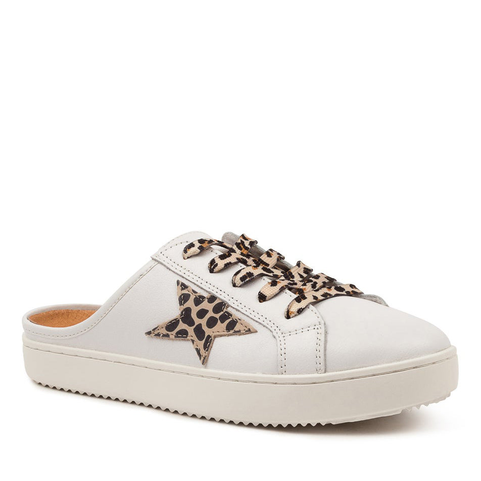 ALFIE & EVIE VANGO WHITE BROWN - Women  - Collective Shoes 