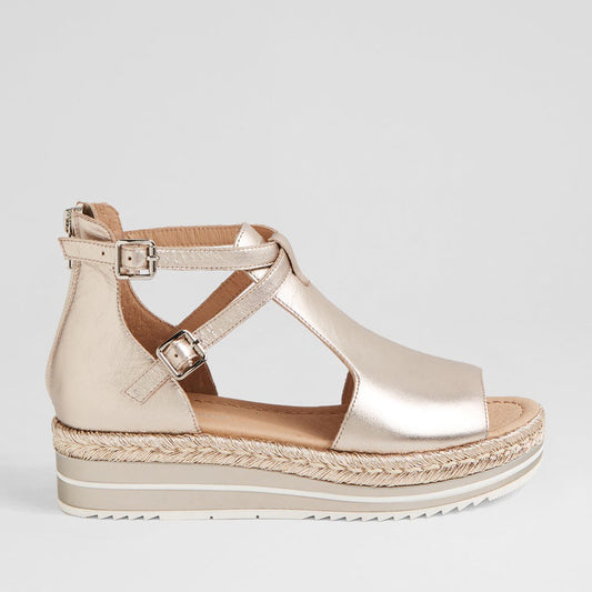 DJANGO & JULIETTE ALEXYS PLATINO - Women Sandals - Collective Shoes 