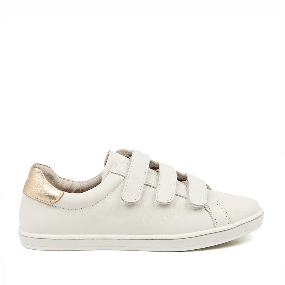 ALFIE & EVIE GEOFFREY WHITE GOLD - Women Sneakers - Collective Shoes 