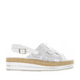Load image into Gallery viewer, DJANGO & JULIETTE AMES WHITE SILVER - Women Sandals - Collective Shoes 
