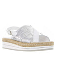 Load image into Gallery viewer, DJANGO & JULIETTE AMES WHITE SILVER - Women Sandals - Collective Shoes 
