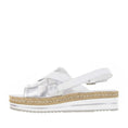 Load image into Gallery viewer, DJANGO & JULIETTE AMES WHITE SILVER - Women Sandals - Collective Shoes 
