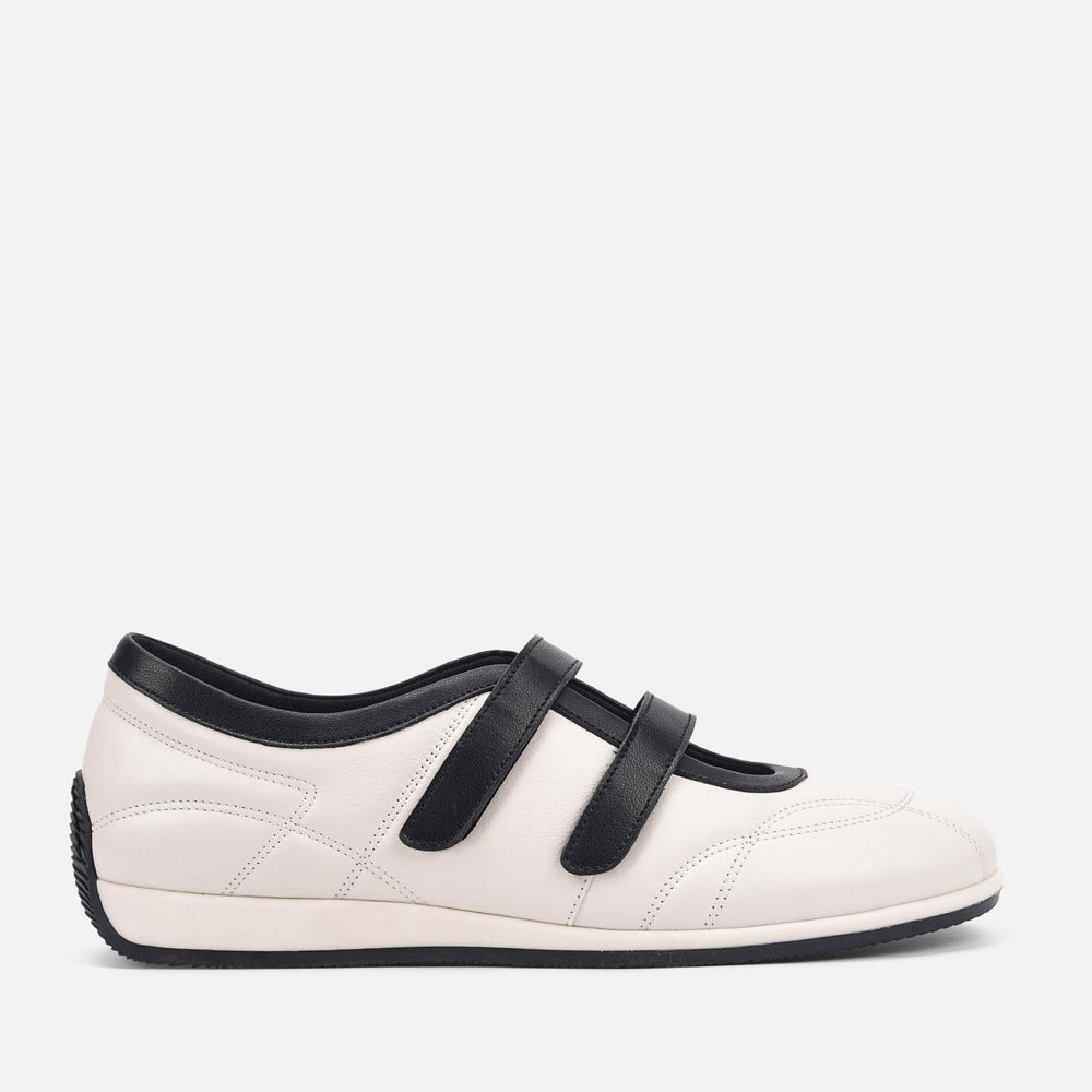 HUSH PUPPIES AMOR WHITE BLACK