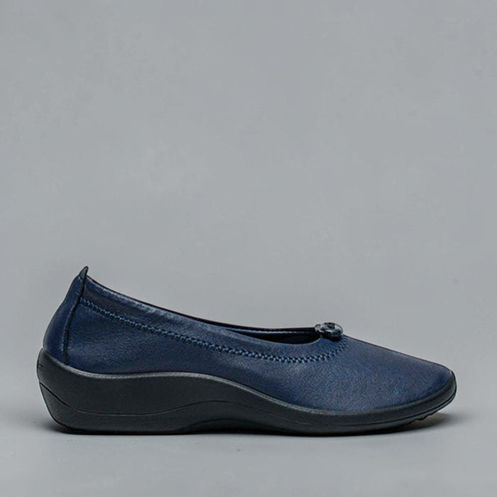 ARCOPEDICO CABRERA NAVY - Women Belle Flats - Collective Shoes 