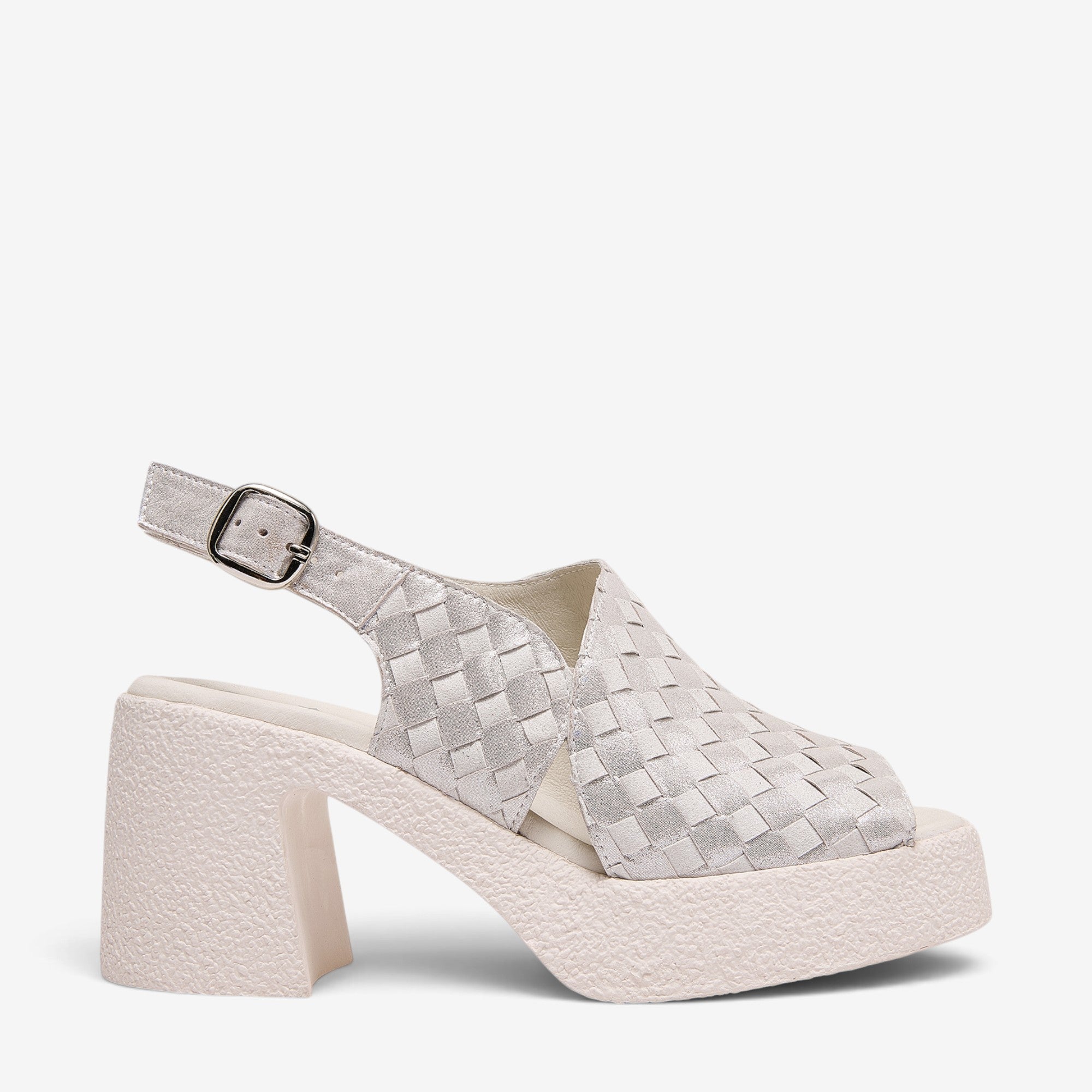 MINX ARDEN IVORY SILVER WOVEN