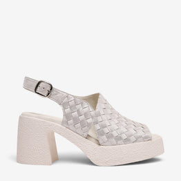 MINX ARDEN IVORY SILVER WOVEN