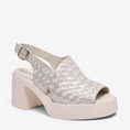 Load image into Gallery viewer, MINX ARDEN IVORY SILVER WOVEN
