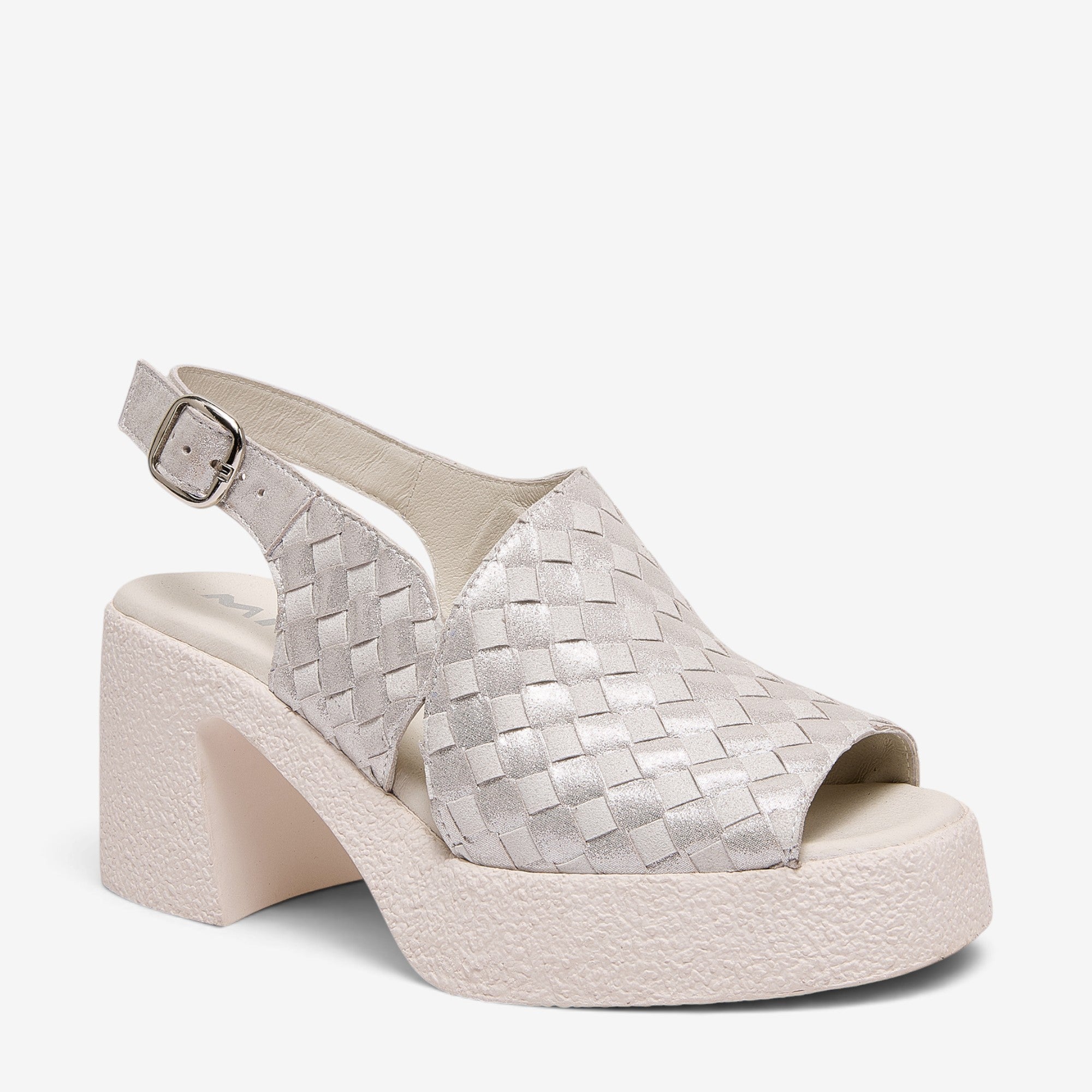 MINX ARDEN IVORY SILVER WOVEN