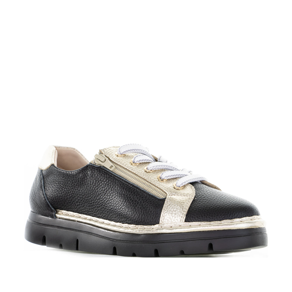LE SANSA BEAGLE BLACK GOLD - Women sneakers - Collective Shoes 