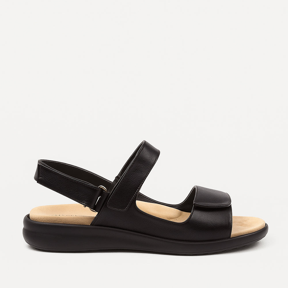 ZIERA BENJI BLACK - Women Sandals - Collective Shoes 