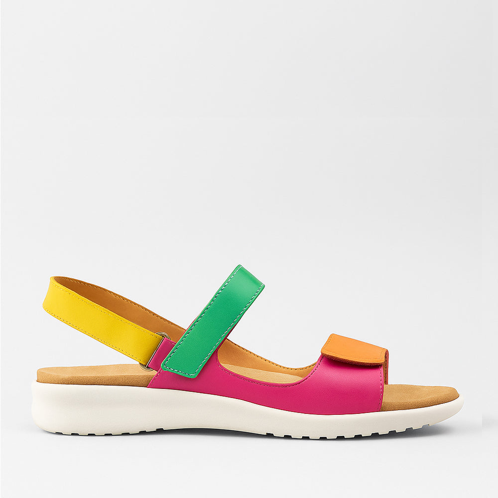 ZIERA BENJI BRIGHT MULTI - Women Sandals - Collective Shoes 