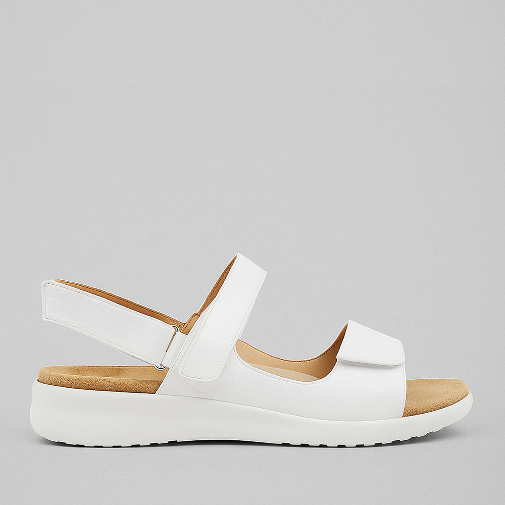 ZIERA BENJI WHITE - Women Sandals - Collective Shoes 