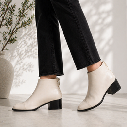 BERSLEY AXONE SWAN/BLACK - Women Boots - Collective Shoes 
