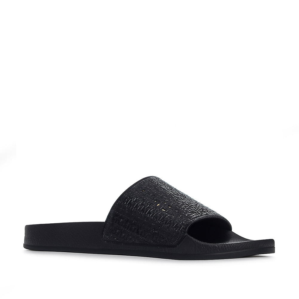 ALFIE & EVIE BILLIE BLACK - Women Slides - Collective Shoes 