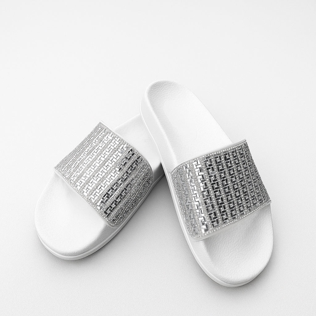 ALFIE & EVIE BILLIE WHITE - Women Slides - Collective Shoes 