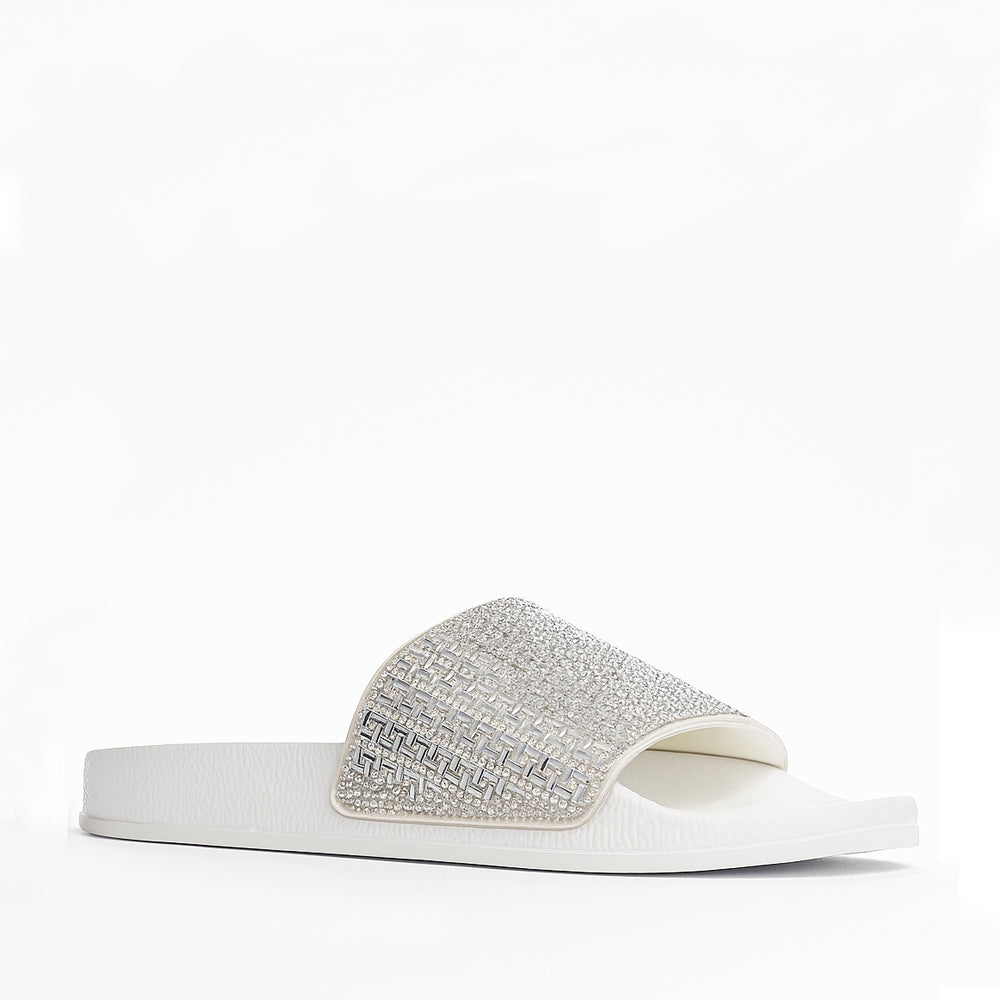 ALFIE & EVIE BILLIE WHITE - Women Slides - Collective Shoes 