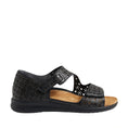 Load image into Gallery viewer, ZIERA BIZZA BLACK - Women Sandals - Collective Shoes 
